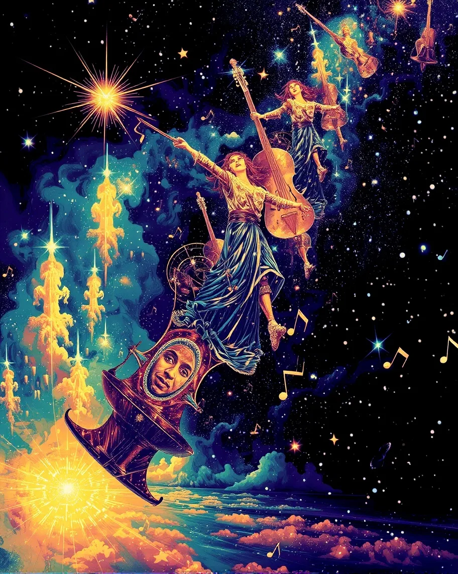 A surreal dreamlike illustration - Free AI Photo Generator - starryai