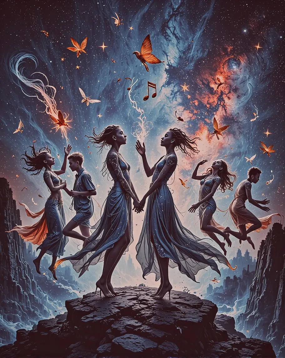 A surreal dreamlike illustration - Free AI Photo Generator - starryai