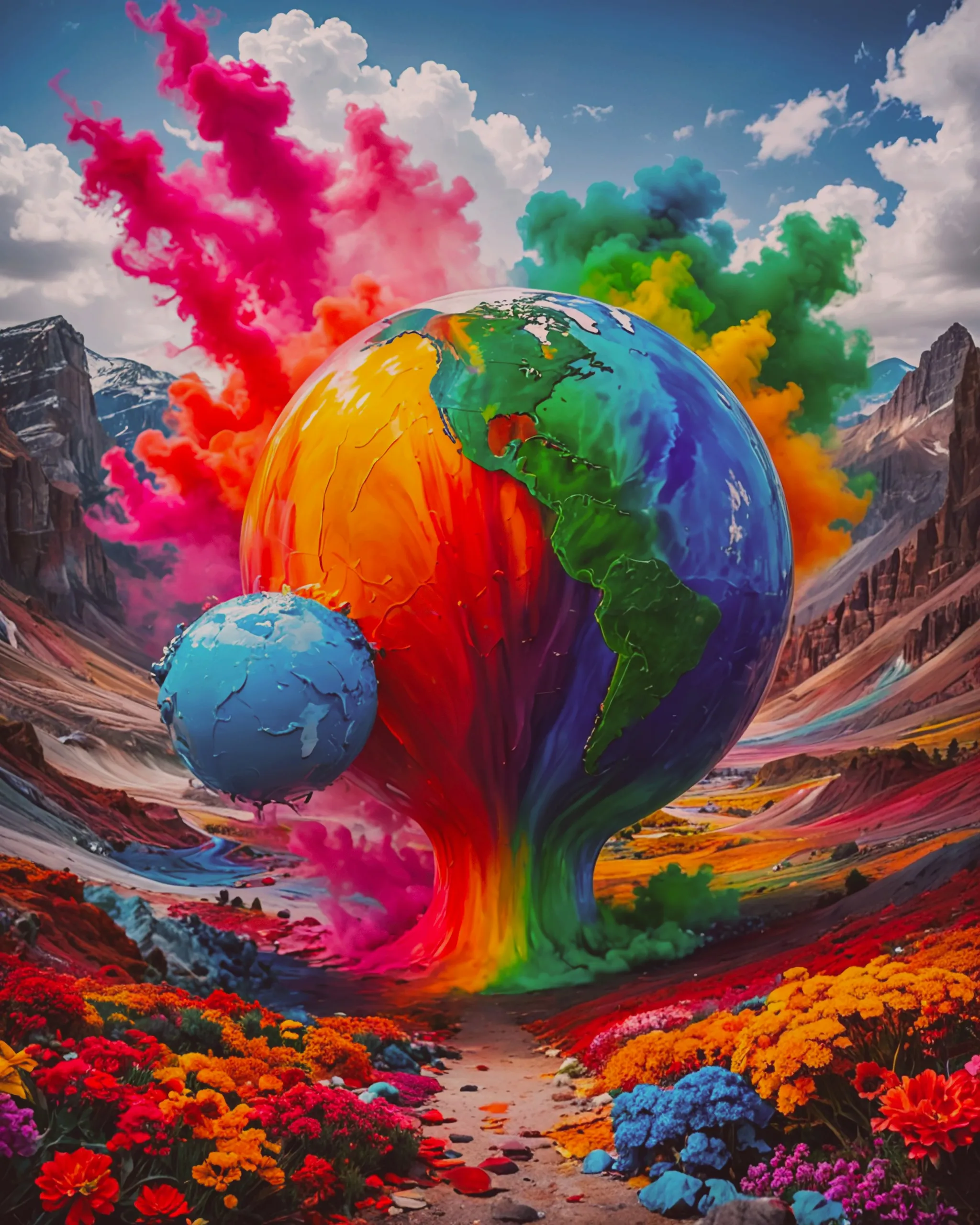 Color World world colors - Free AI Photo Generator - starryai