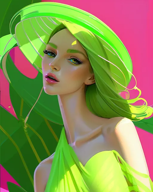 a beautiful elegant woman, a long - Free AI Photo Generator - starryai