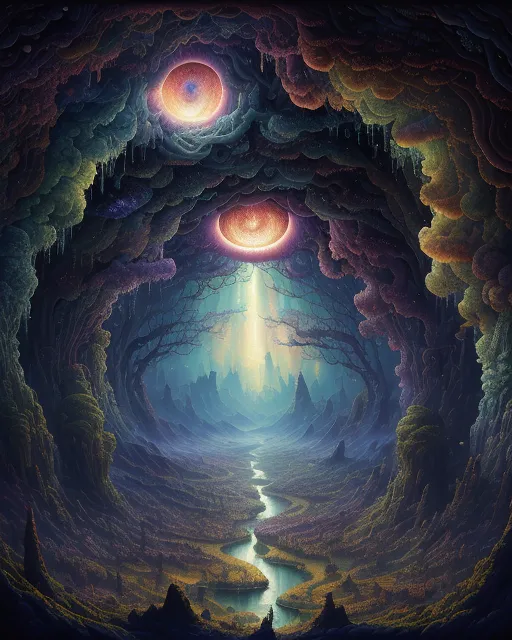 eye Universe, beautiful fantasy - Free AI Photo Generator - starryai