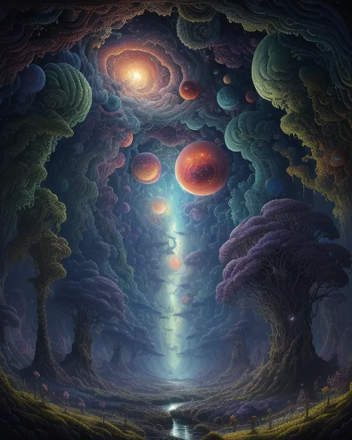 eye Universe, beautiful fantasy - Free AI Photo Generator - starryai