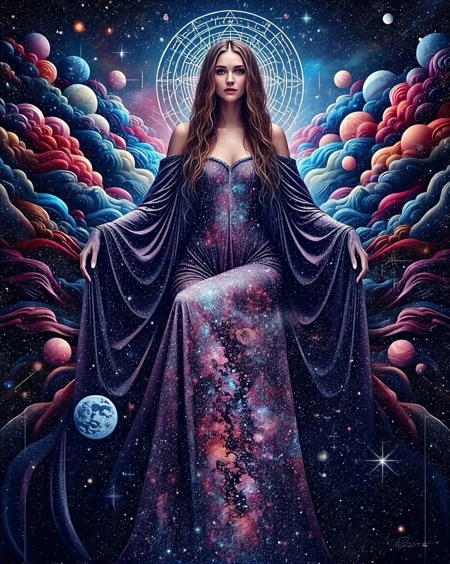 Goddess Cosmos - Free AI Photo Generator - starryai