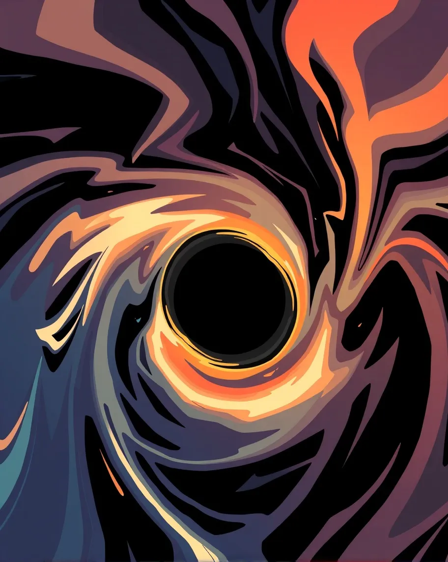 A stylized, abstract a black a - Free AI Photo Generator - starryai