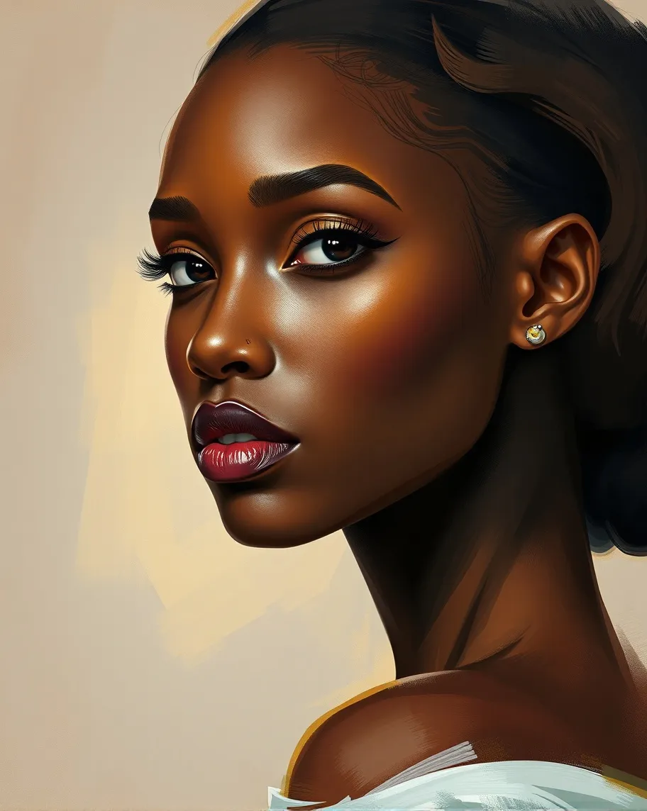A Lithe Woman A portrait a lithe, elegant woman - Free AI Photo Generator - starryai