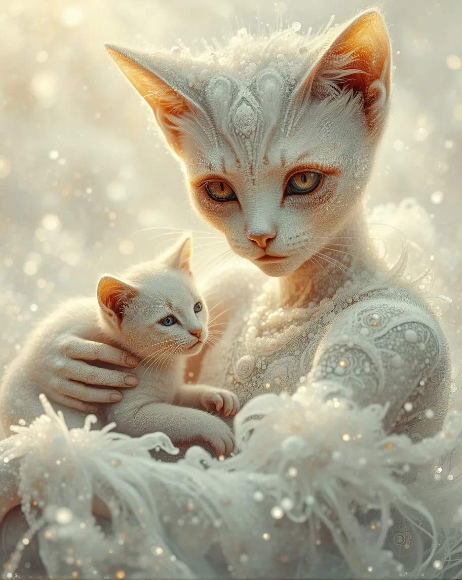 ethereal portrait a beautiful - Free AI Photo Generator - starryai