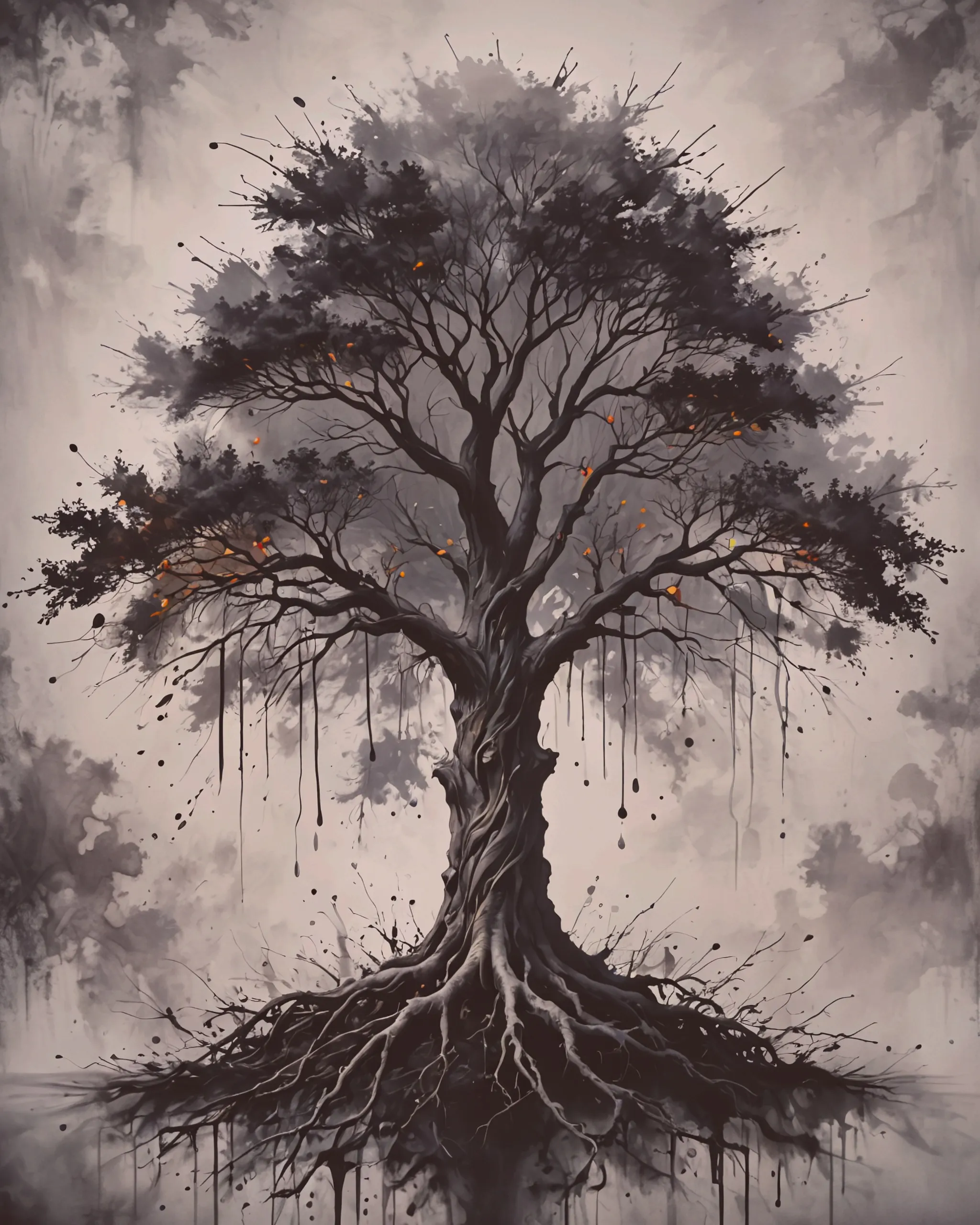 Ink Tree - Free AI Photo Generator - starryai