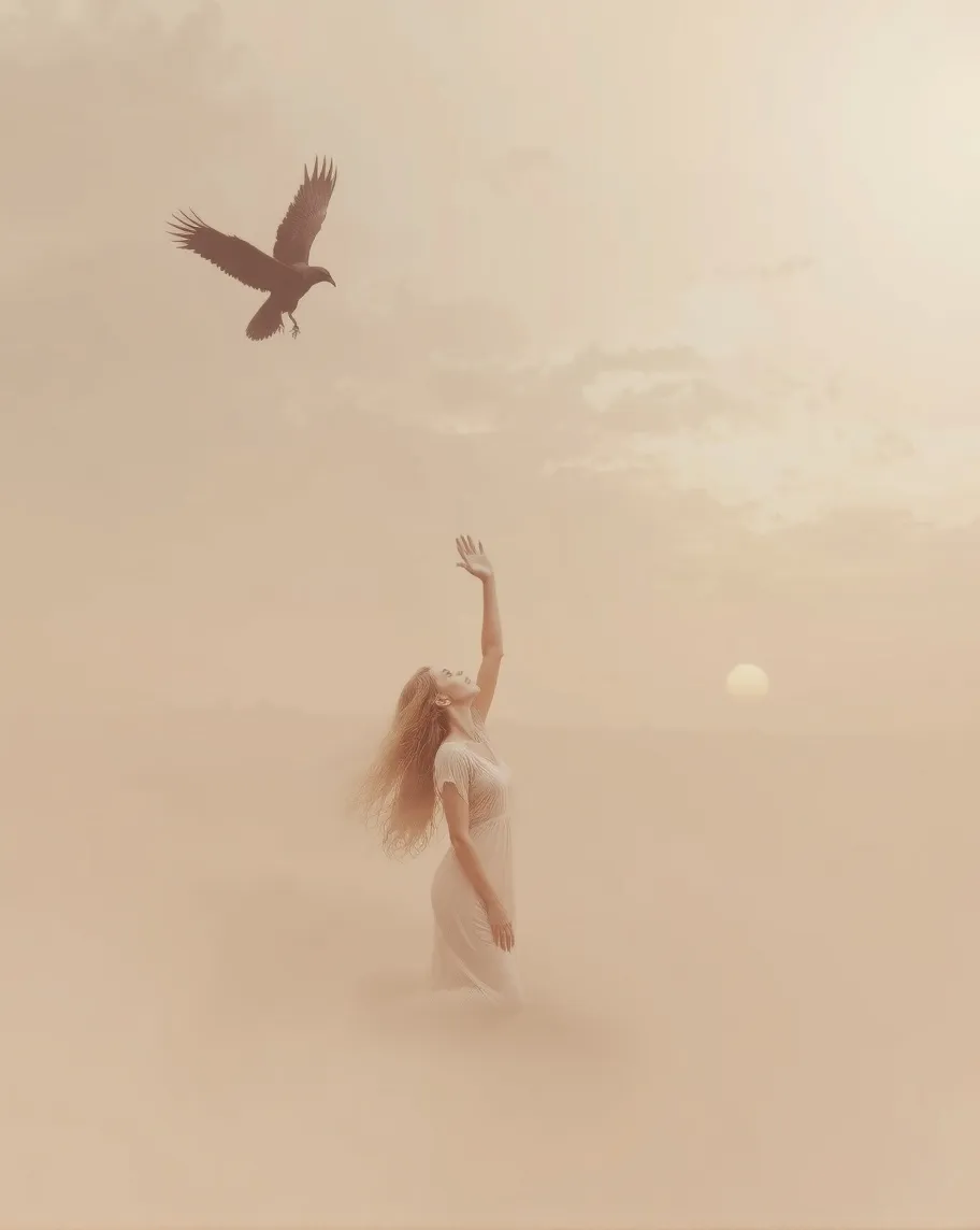 ((beautiful woman long flowing - Free AI Photo Generator - starryai