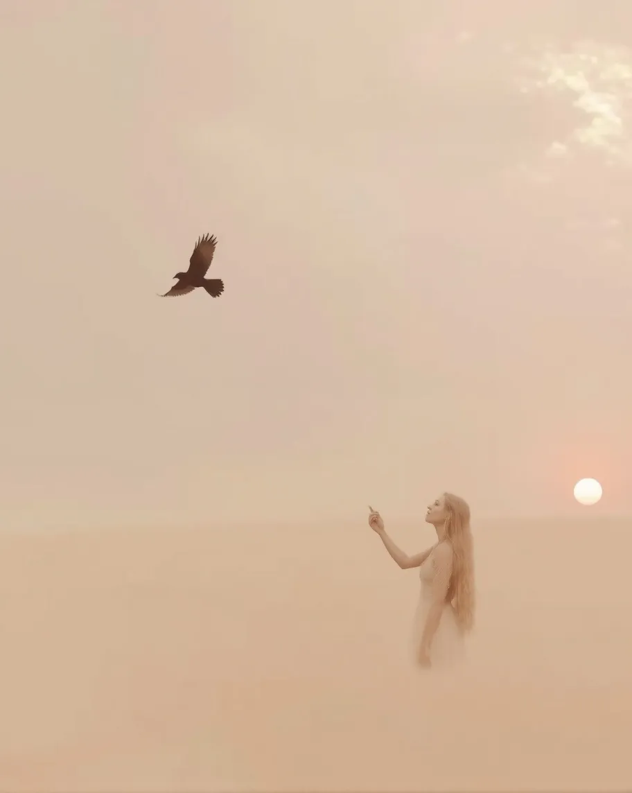 ((beautiful woman long flowing - Free AI Photo Generator - starryai