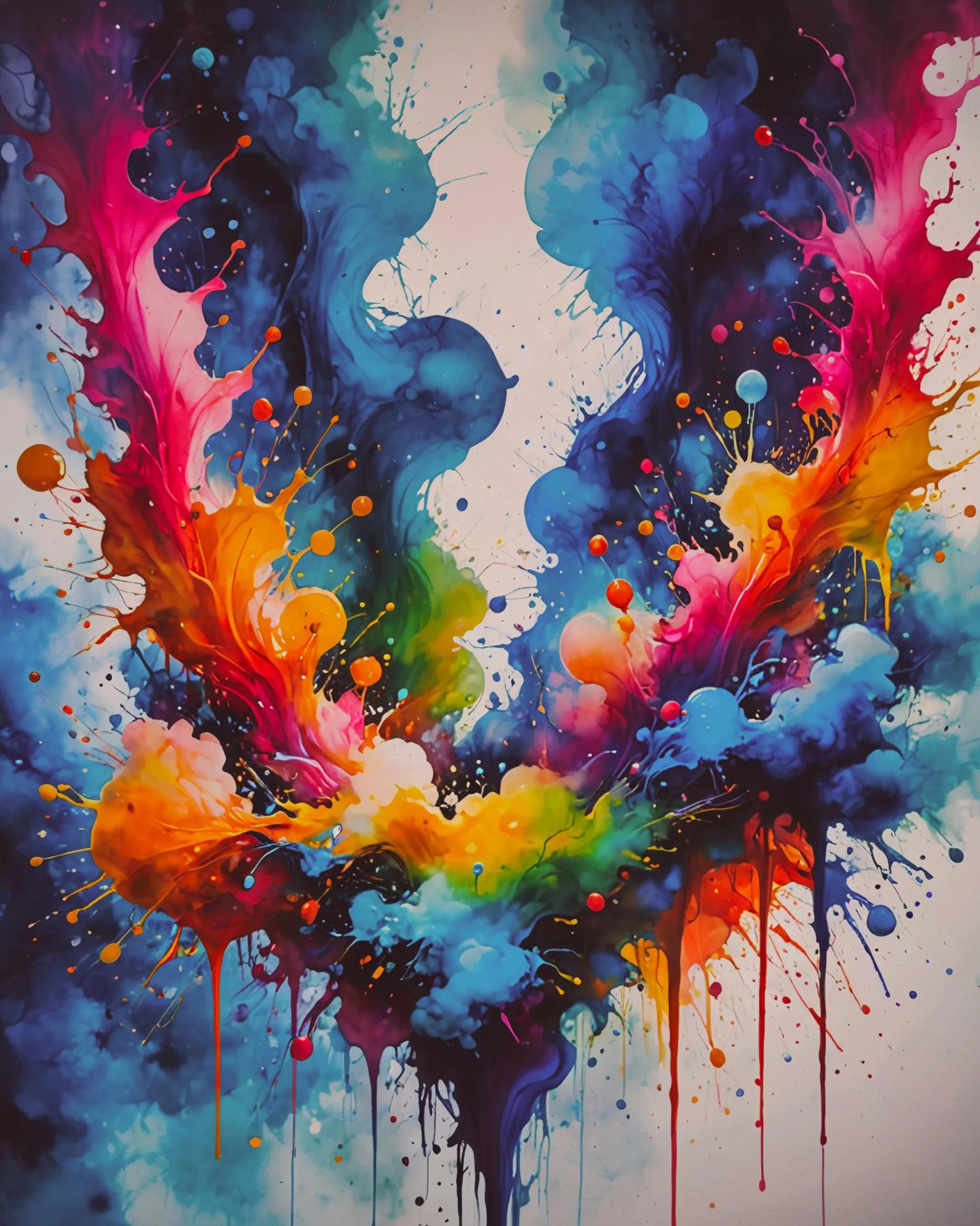 Ink Splash creating illusion - Free AI Photo Generator - starryai