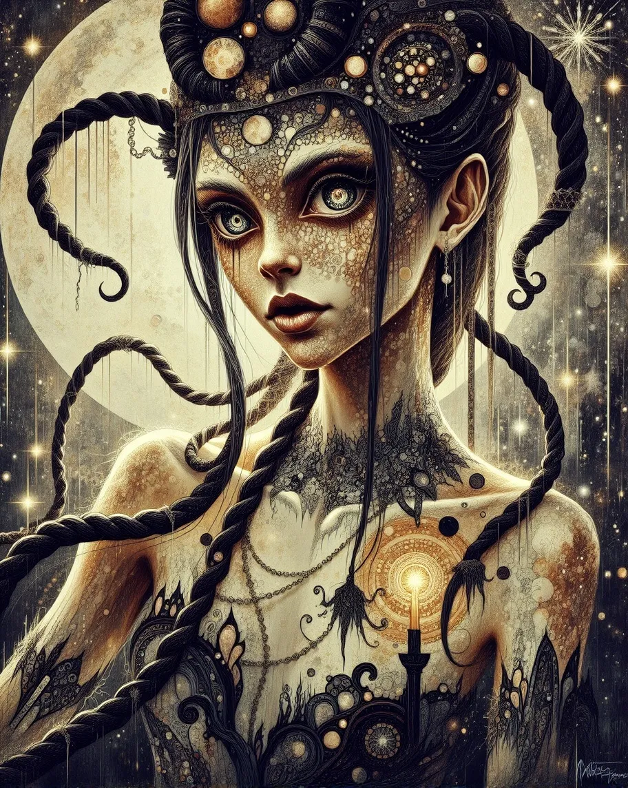 A (((beautiful nocturnal black - Free AI Photo Generator - starryai