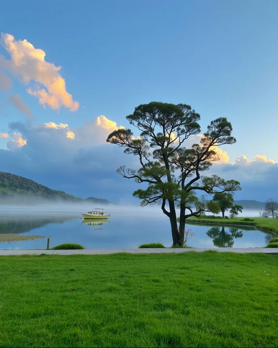 A serene scene peacefulness. - Free AI Photo Generator - starryai