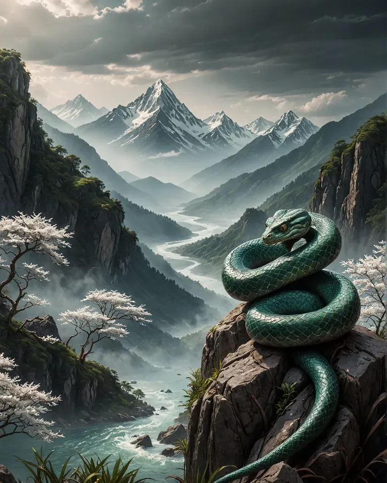 Mountain Guardian - Free AI Photo Generator - starryai