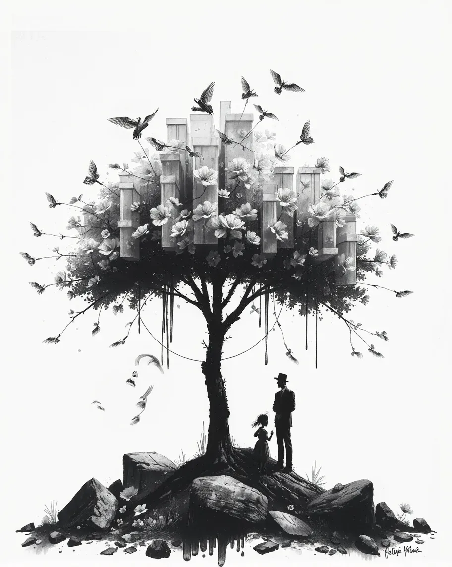 Ink illustrations - Free AI Photo Generator - starryai