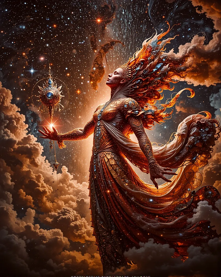 Cosmic creation - Free AI Photo Generator - starryai