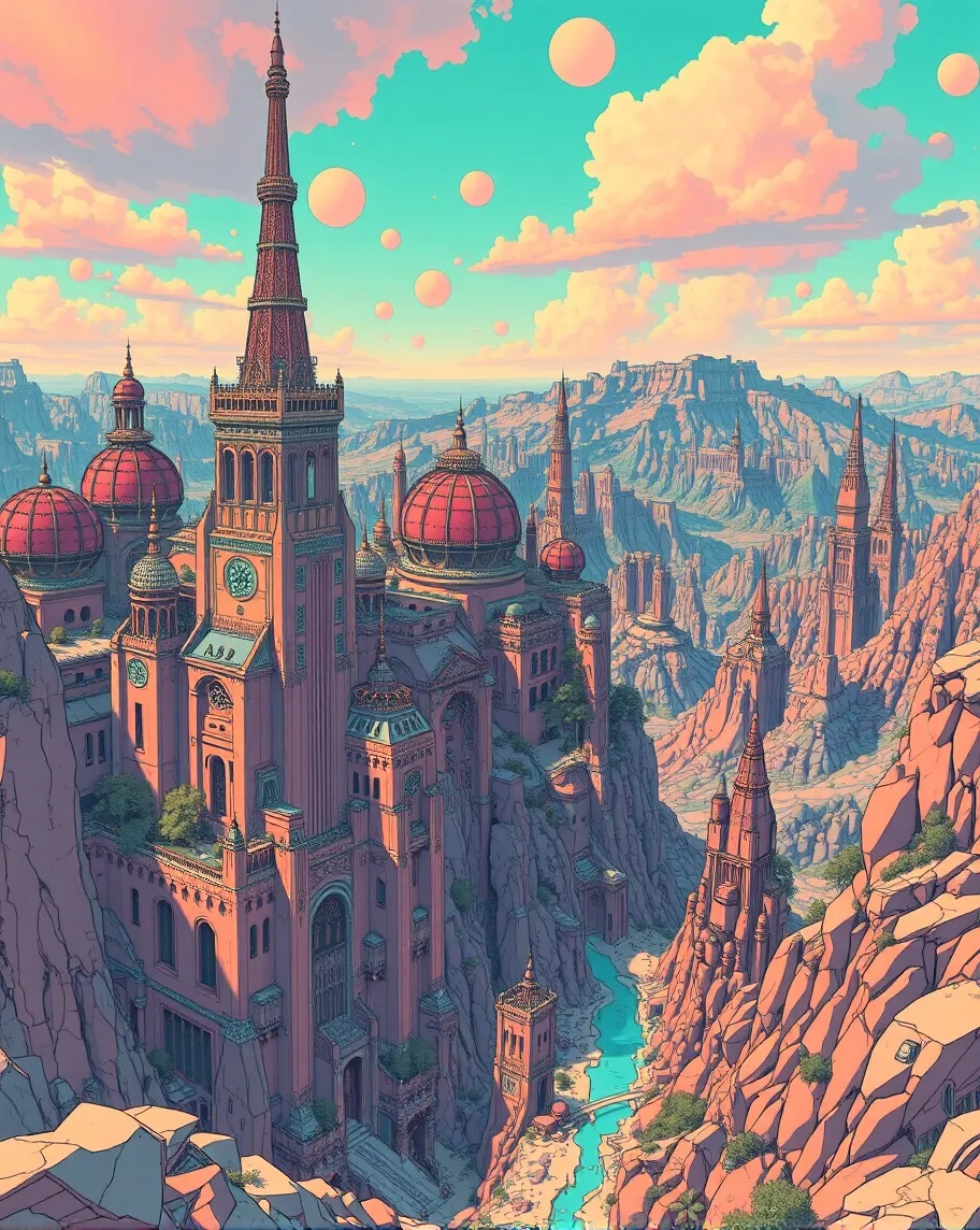 A magical secret realm painted hd - Free AI Photo Generator - starryai
