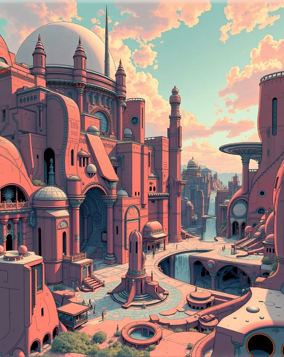 A magical secret realm painted hd - Free AI Photo Generator - starryai