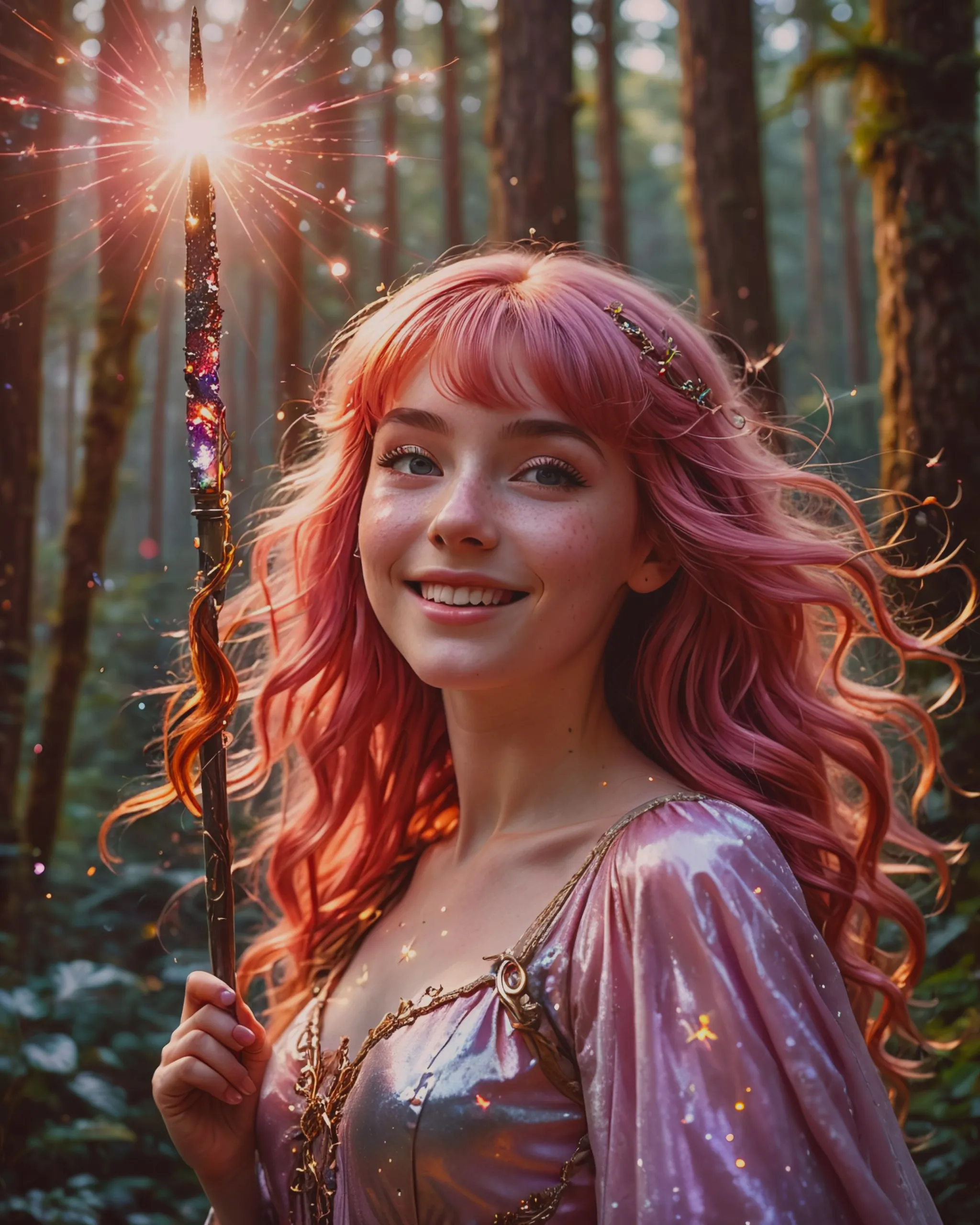 Pink Magics - Free AI Photo Generator - starryai