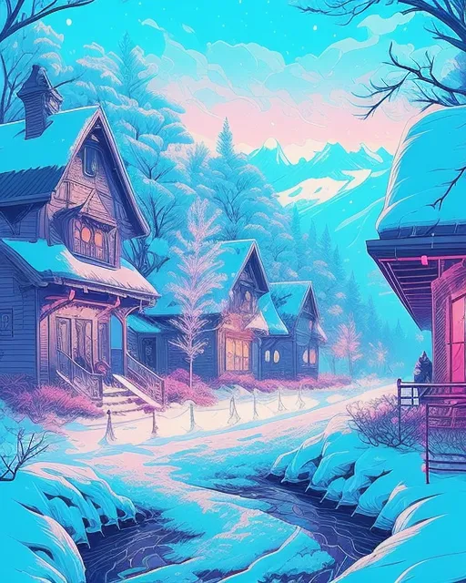 Winter wonderland - Free AI Photo Generator - starryai