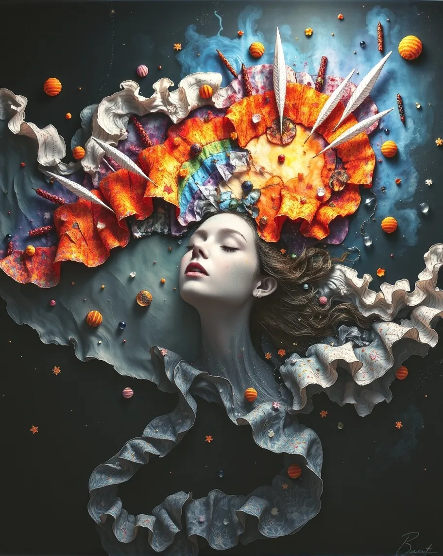 surreal symphony, rainbow - Free AI Photo Generator - starryai