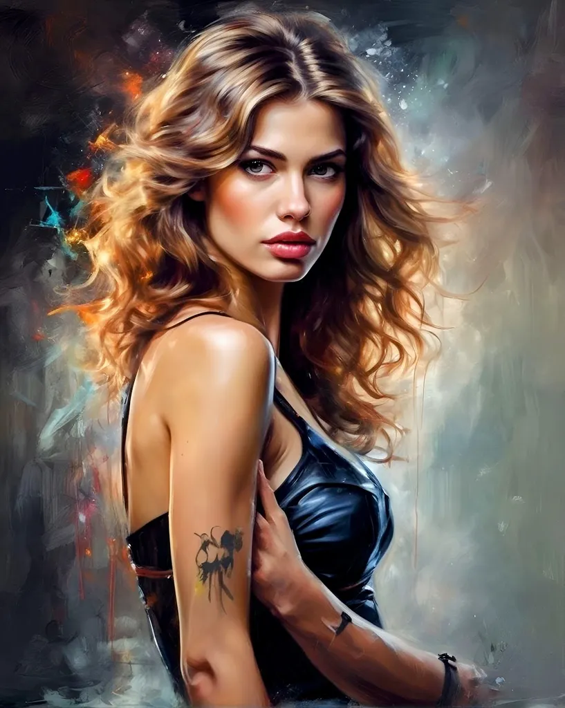 portrait a woman - Free AI Photo Generator - starryai