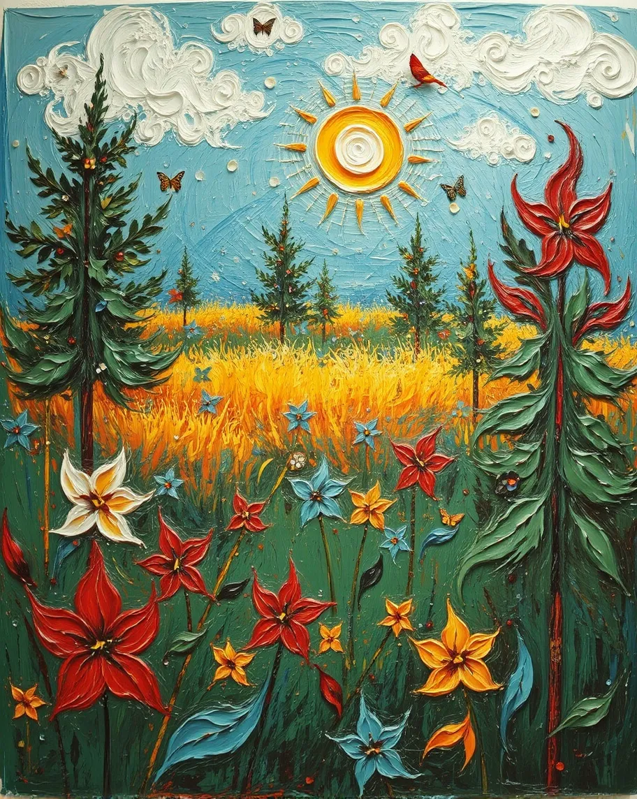 Sunshine on a rainy day - Free AI Photo Generator - starryai