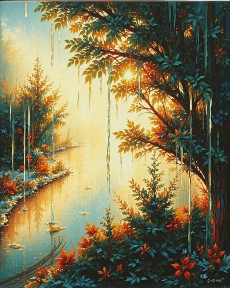 Sunshine on a rainy day - Free AI Photo Generator - starryai