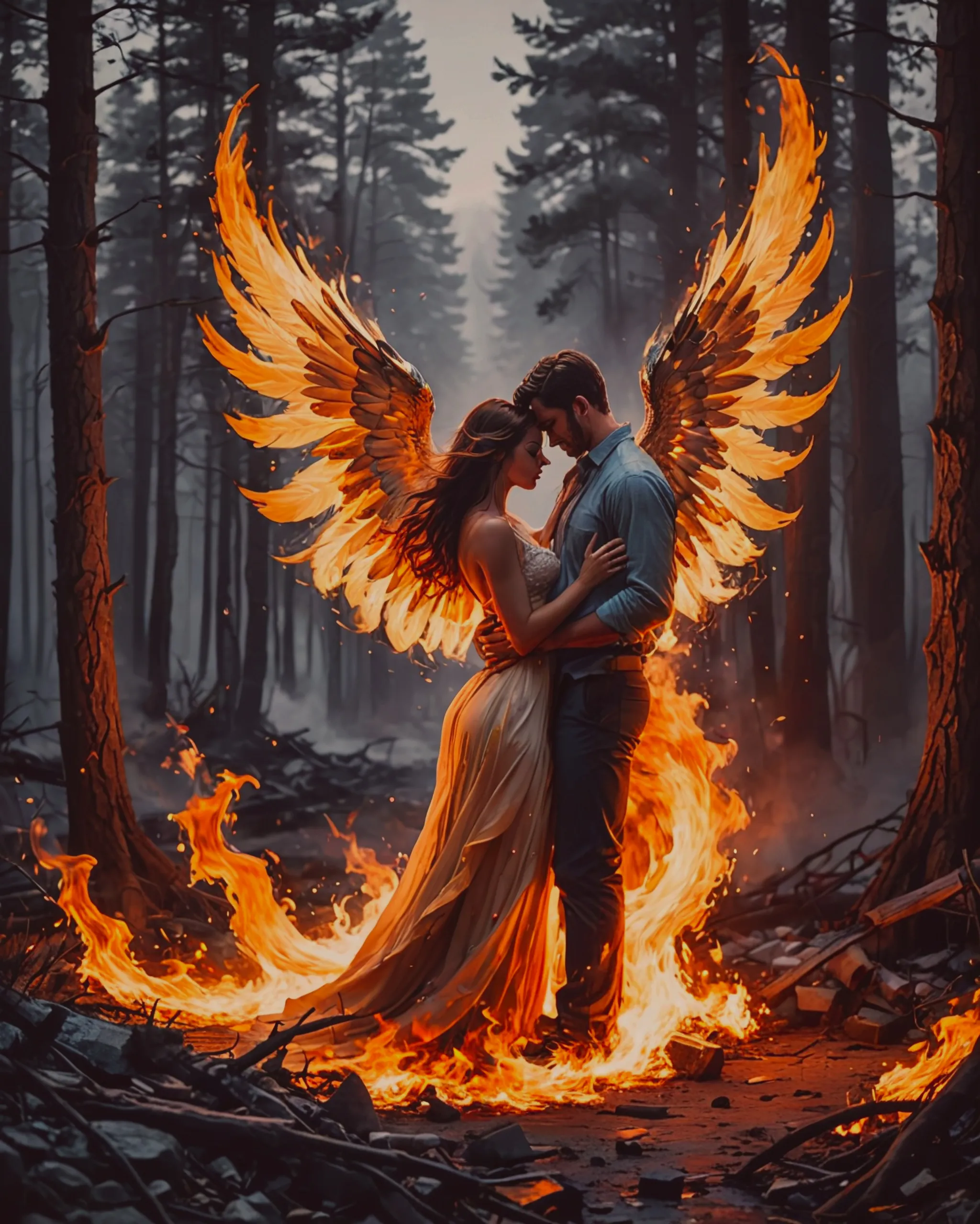 Our love alive, so we laying our - Free AI Photo Generator - starryai