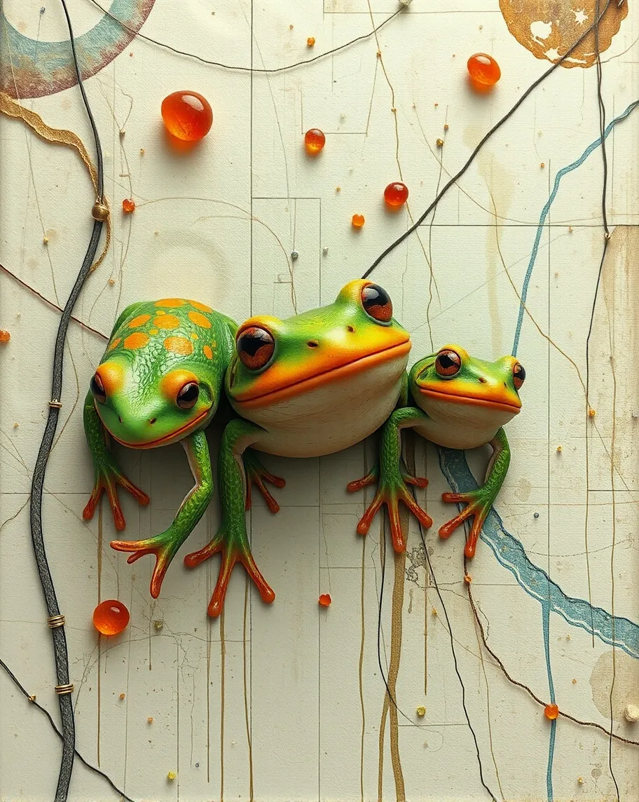 Frogs frog froggy frog 🐸 - Free AI Photo Generator - starryai
