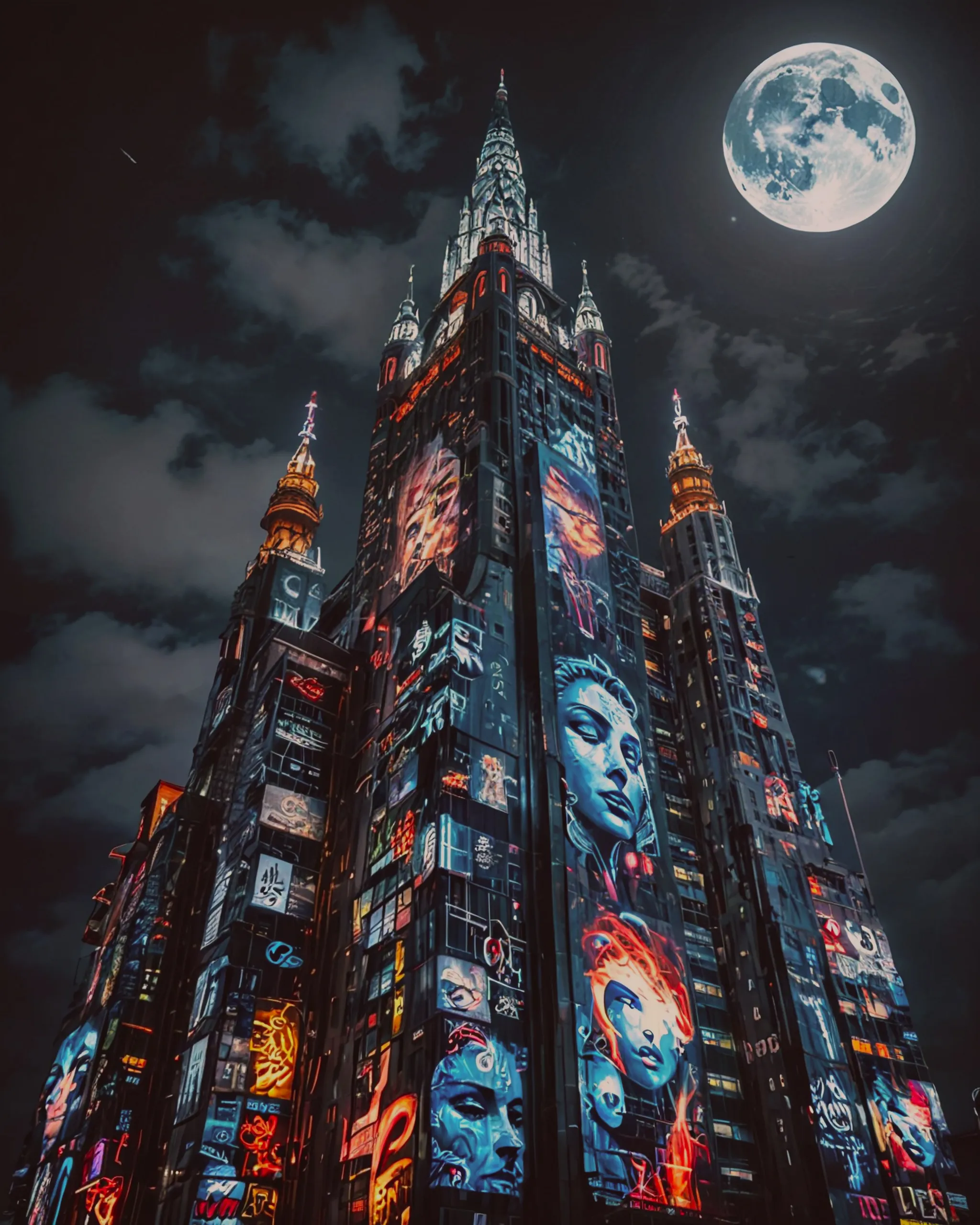 Beautiful intricate graffiti on - Free AI Photo Generator - starryai