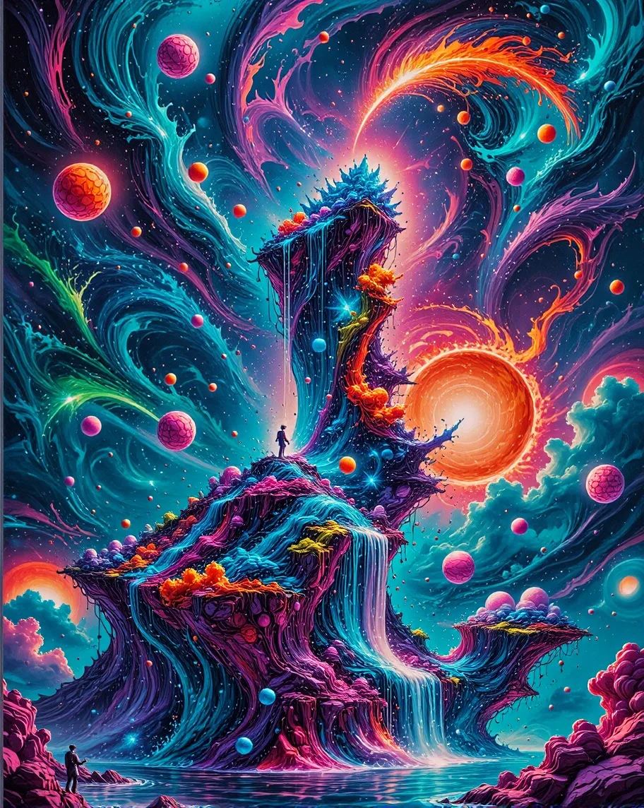 A surreal dreamscape where itself - Free AI Photo Generator - starryai