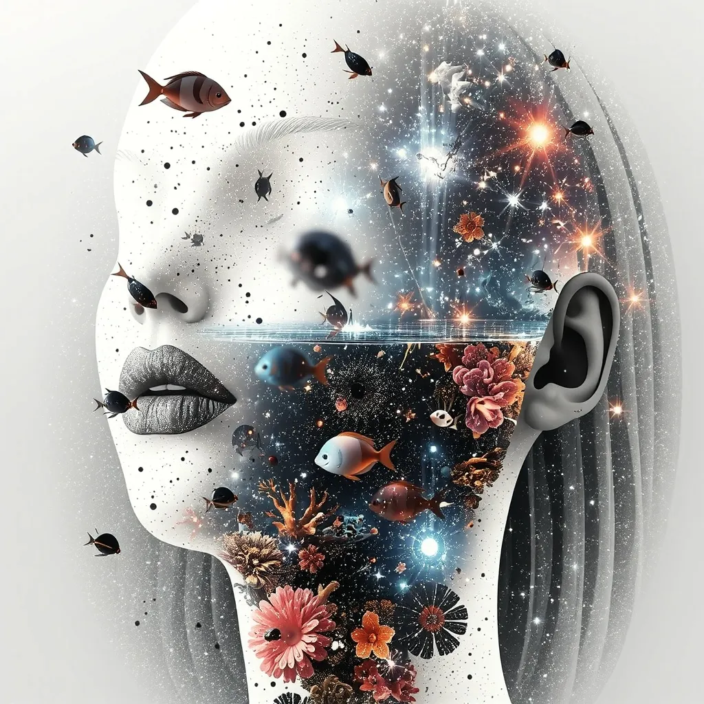 A hyper-realistic surreal a human - Free AI Photo Generator - starryai