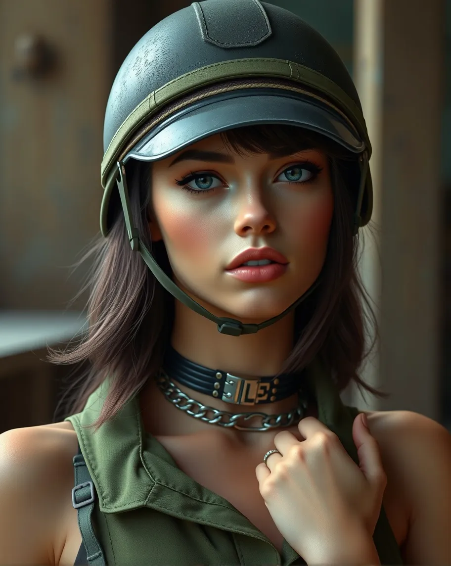 A digital portrait a woman a a - Free AI Photo Generator - starryai