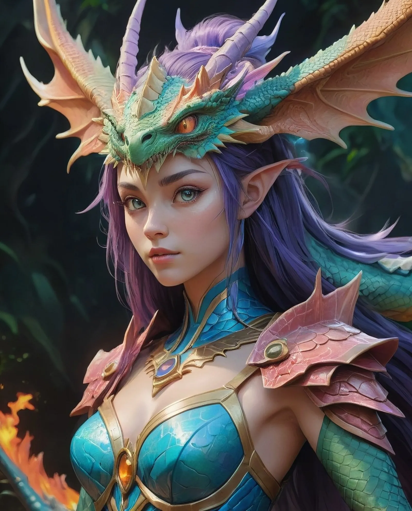 epic fantasy comic book style - Free AI Photo Generator - starryai