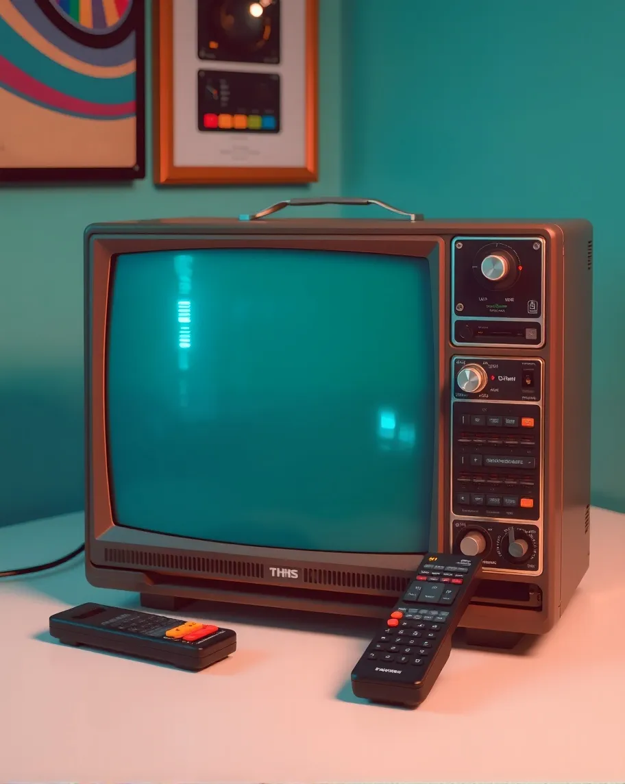 80s Television remote control. - Free AI Photo Generator - starryai