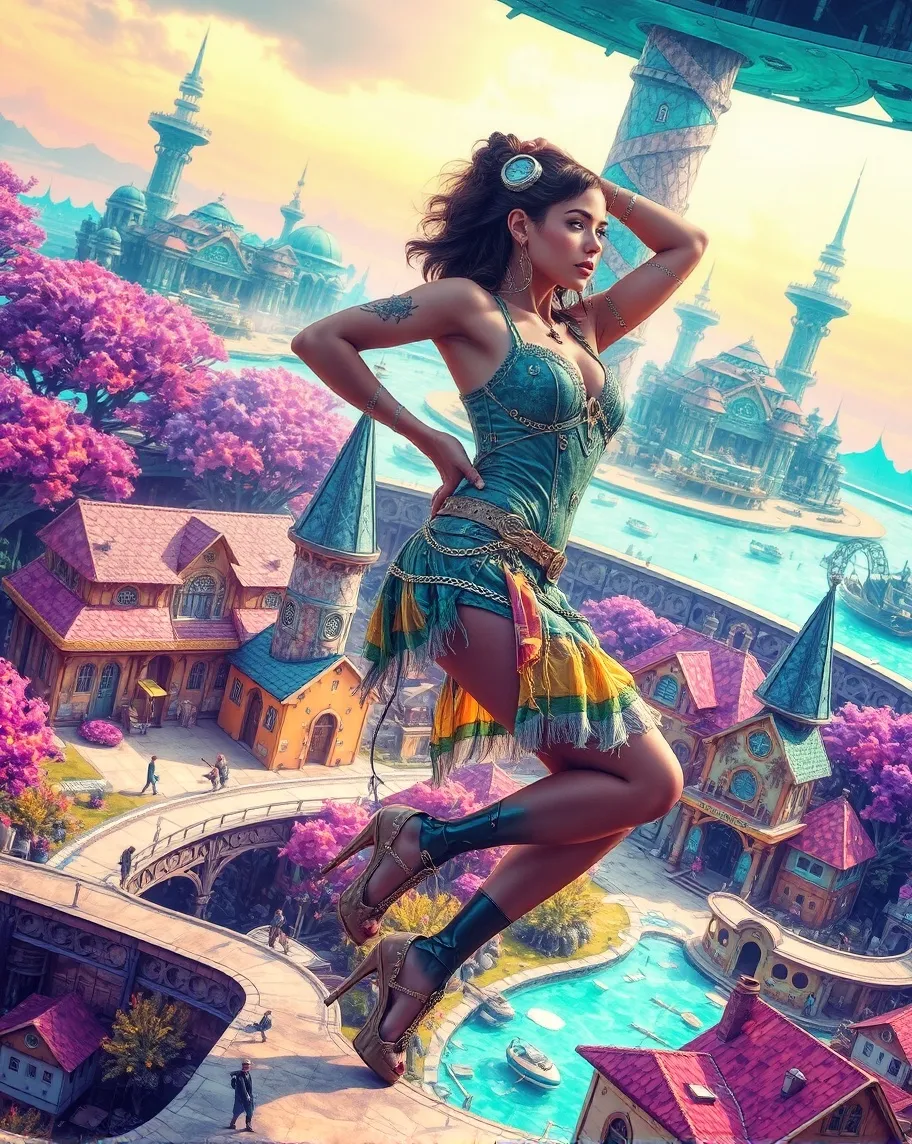 Dive into a whimsical world where - Free AI Photo Generator - starryai