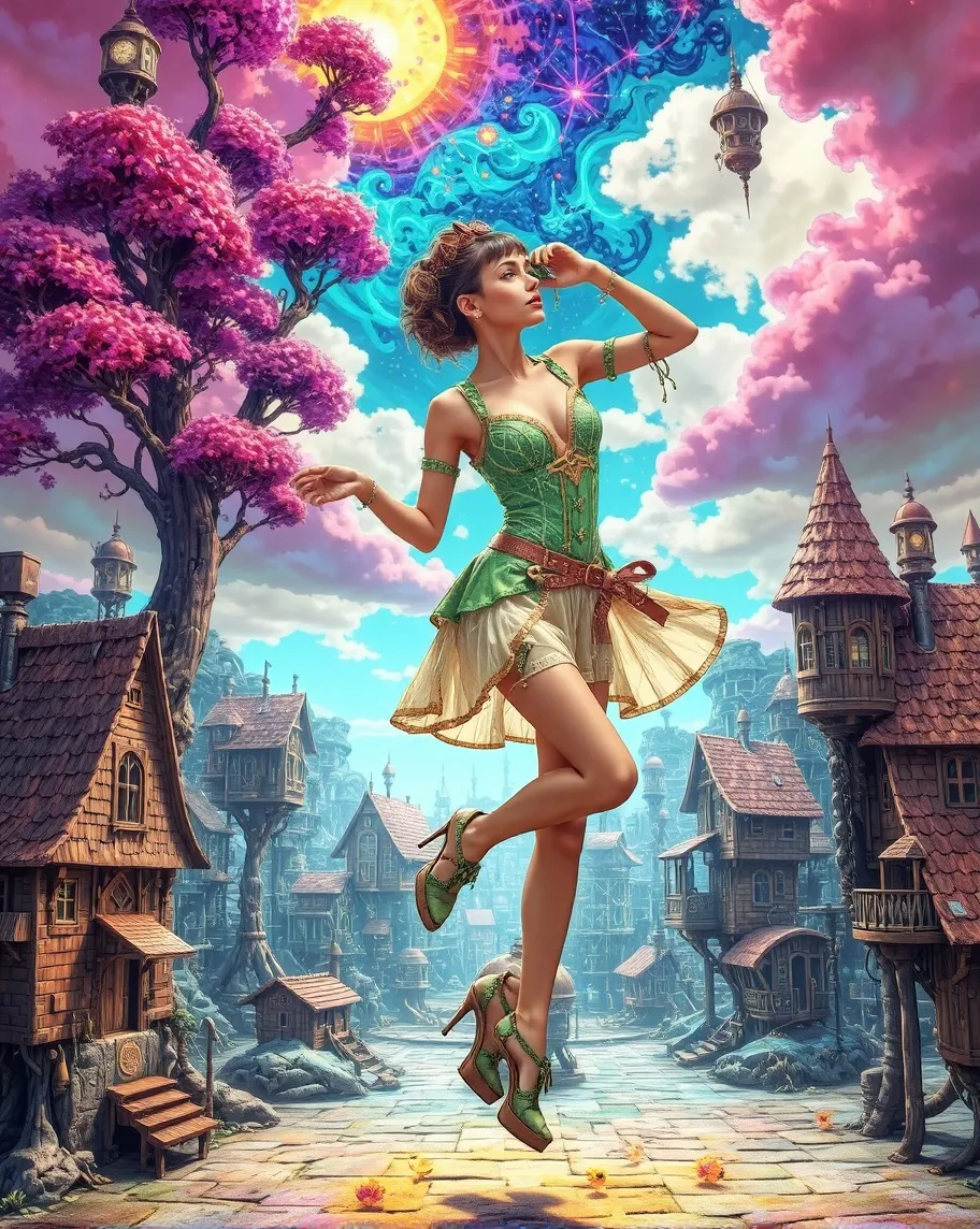 Dive into a whimsical world where - Free AI Photo Generator - starryai