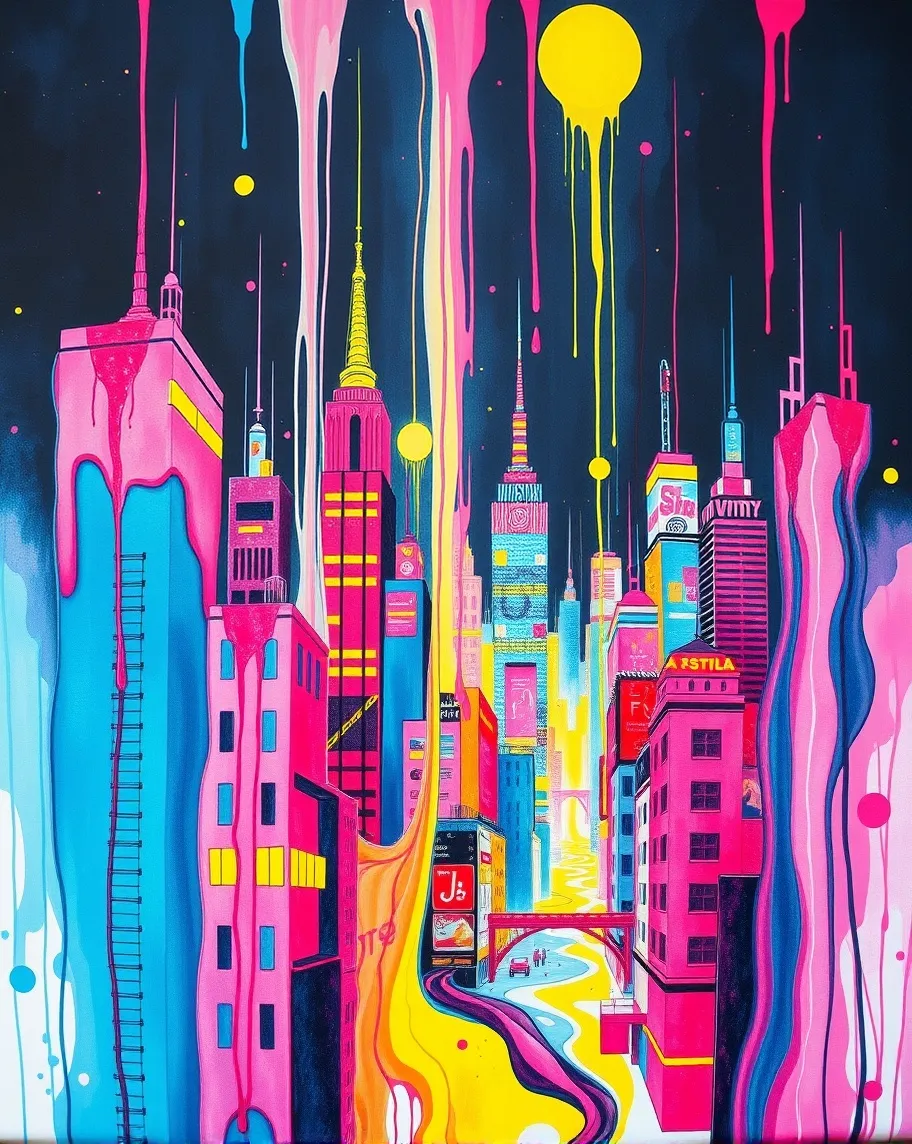 Dive into a dreamscape where city - Free AI Photo Generator - starryai