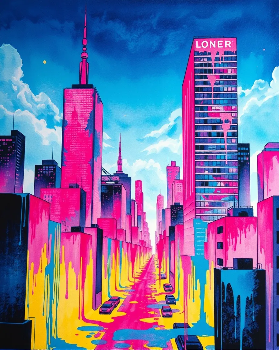 Dive into a dreamscape where city - Free AI Photo Generator - starryai