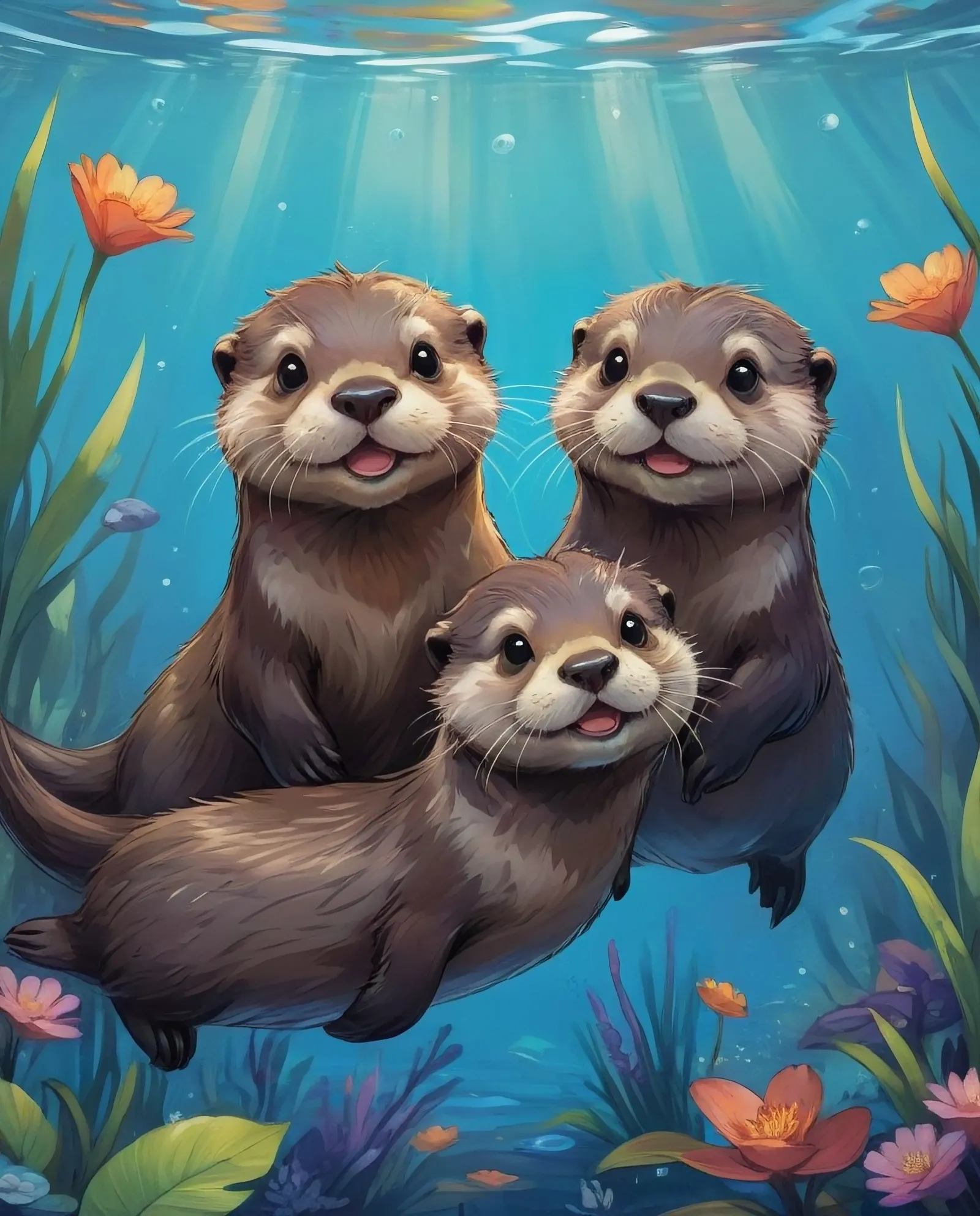 Dive into whimsical world these - Free AI Photo Generator - starryai