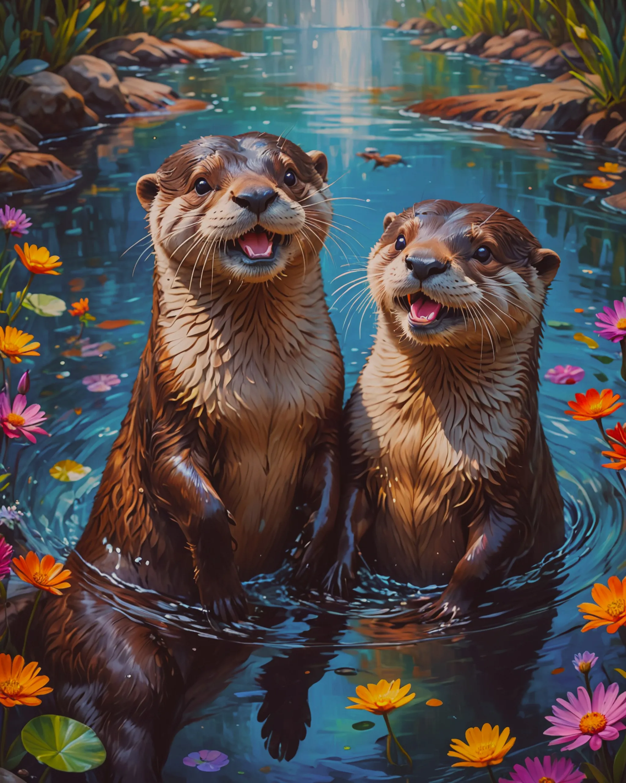 Dive into whimsical world these - Free AI Photo Generator - starryai