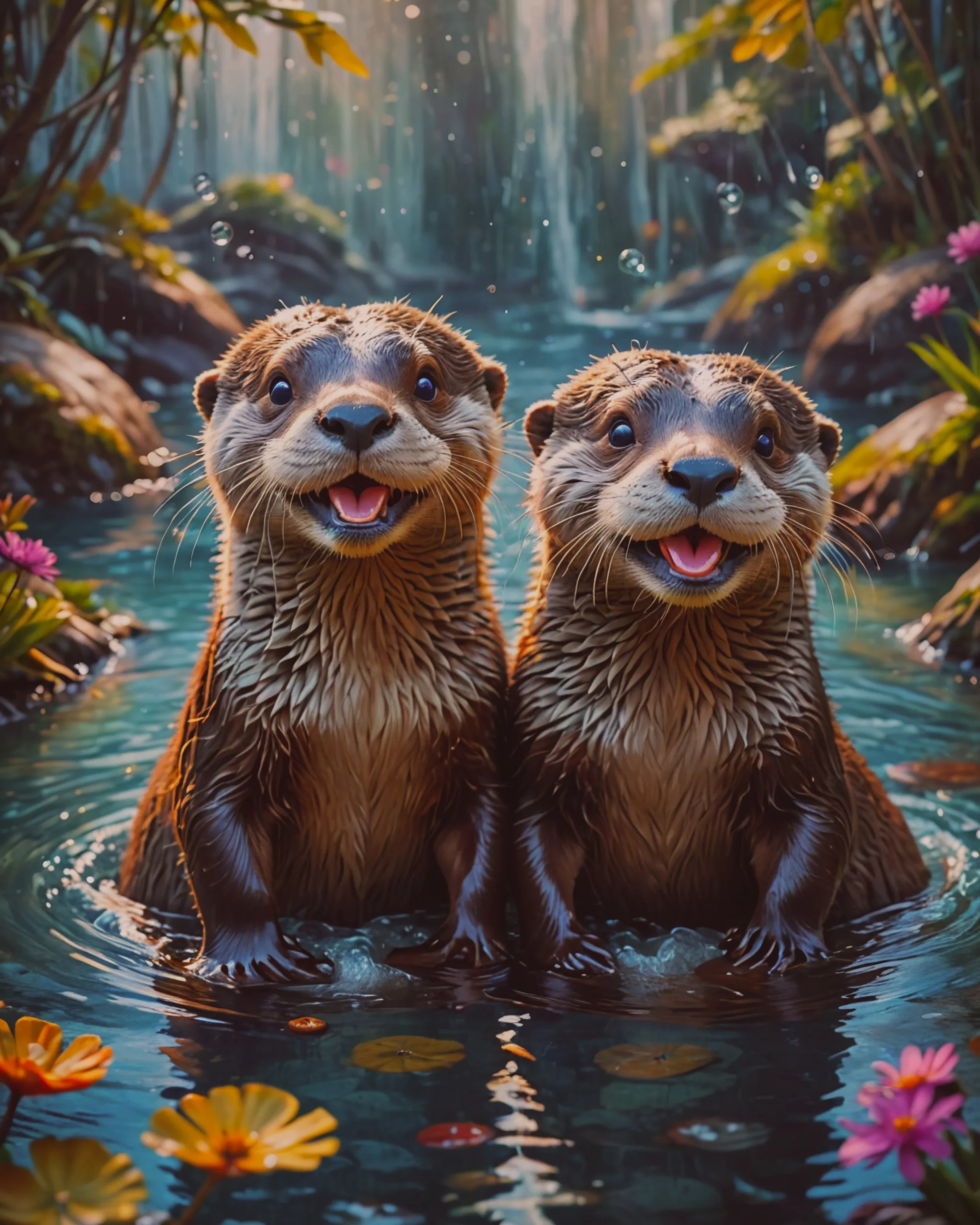 Dive into whimsical world these - Free AI Photo Generator - starryai