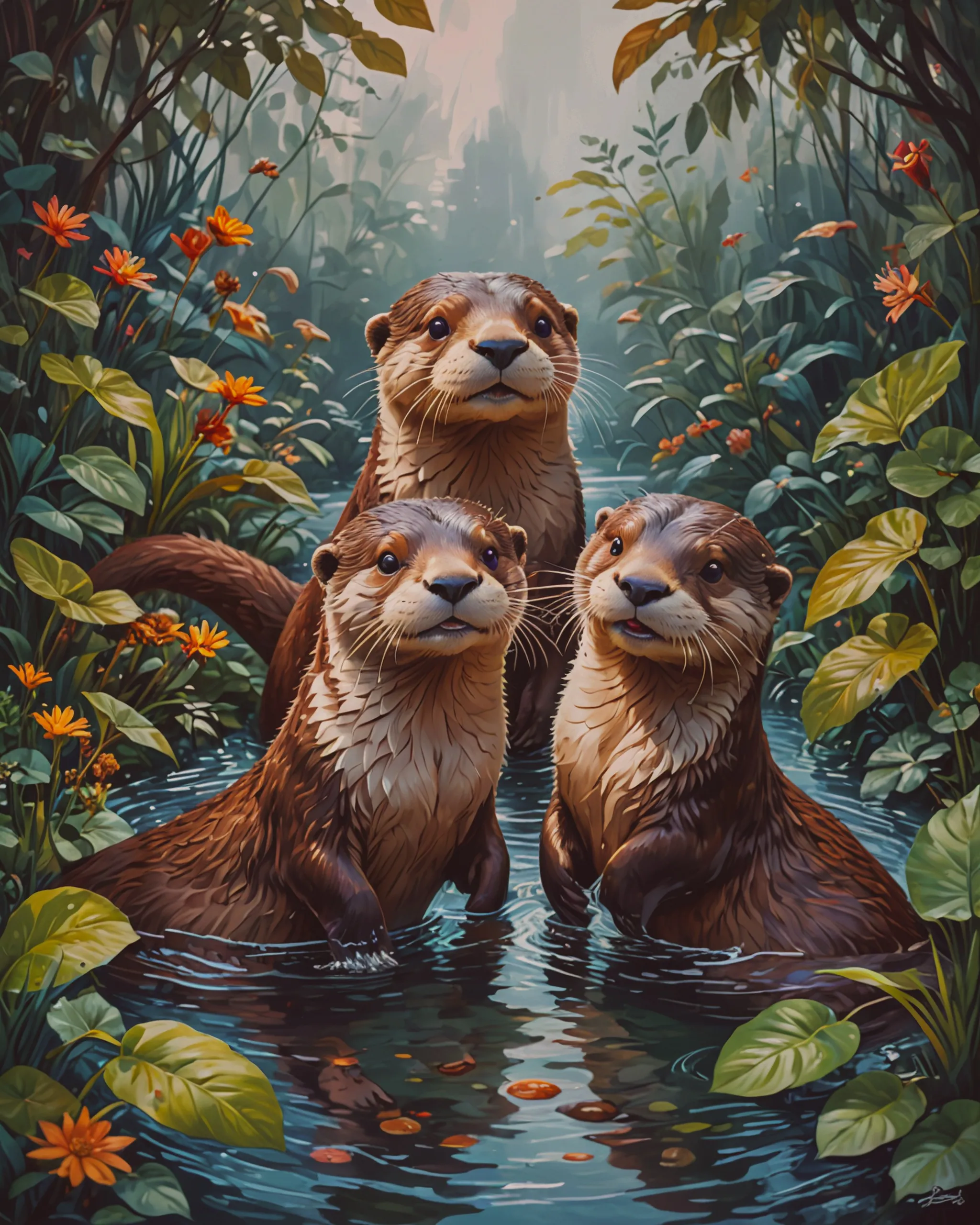 Dive into whimsical world these - Free AI Photo Generator - starryai