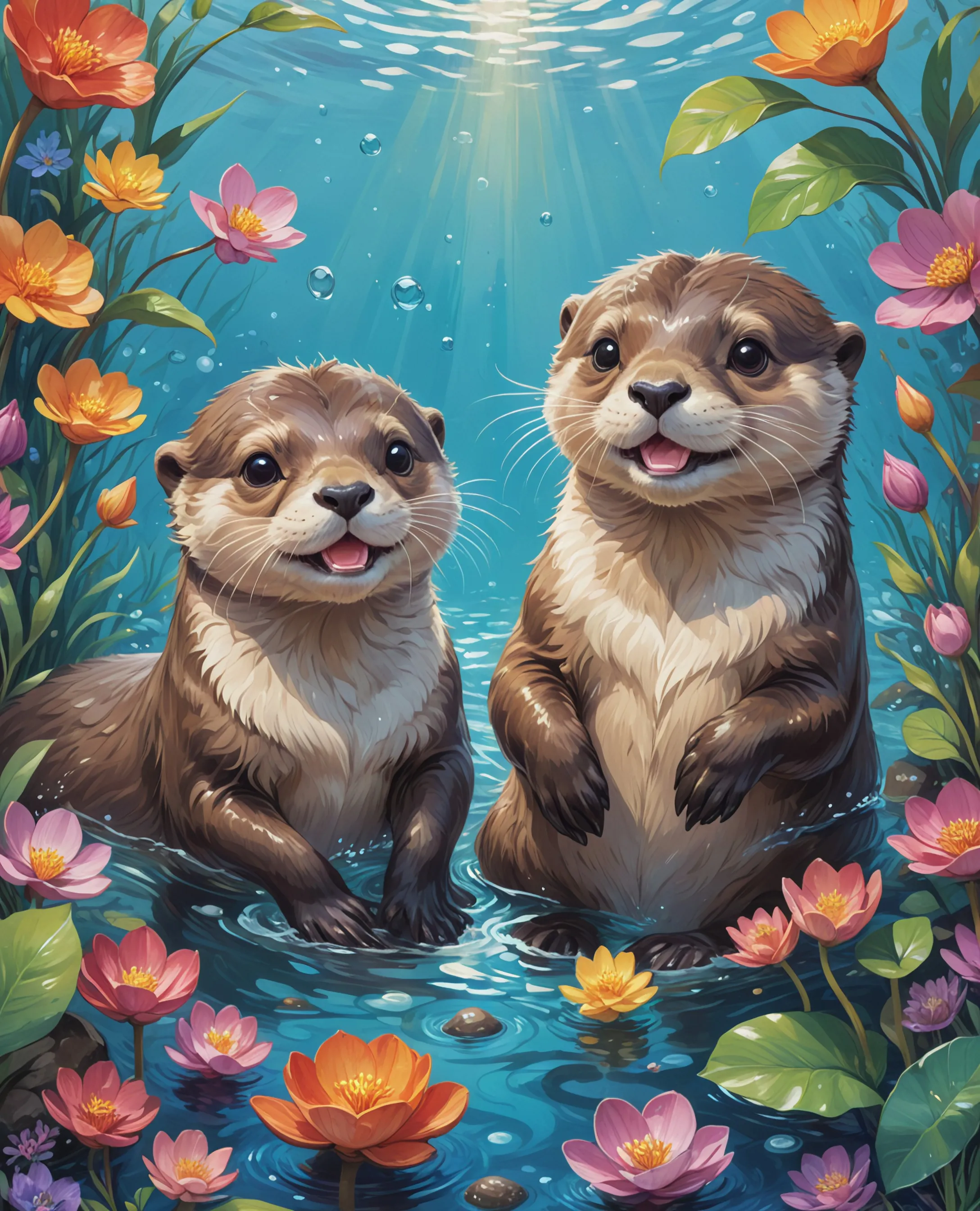 Dive into whimsical world these - Free AI Photo Generator - starryai