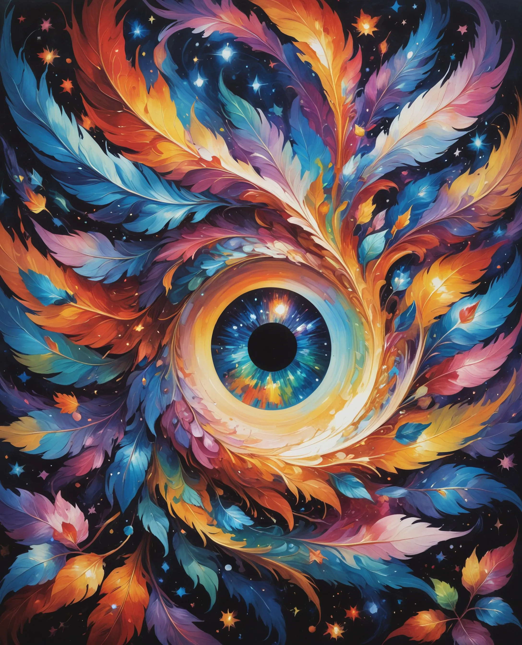 A painting brush painting away - Free AI Photo Generator - starryai