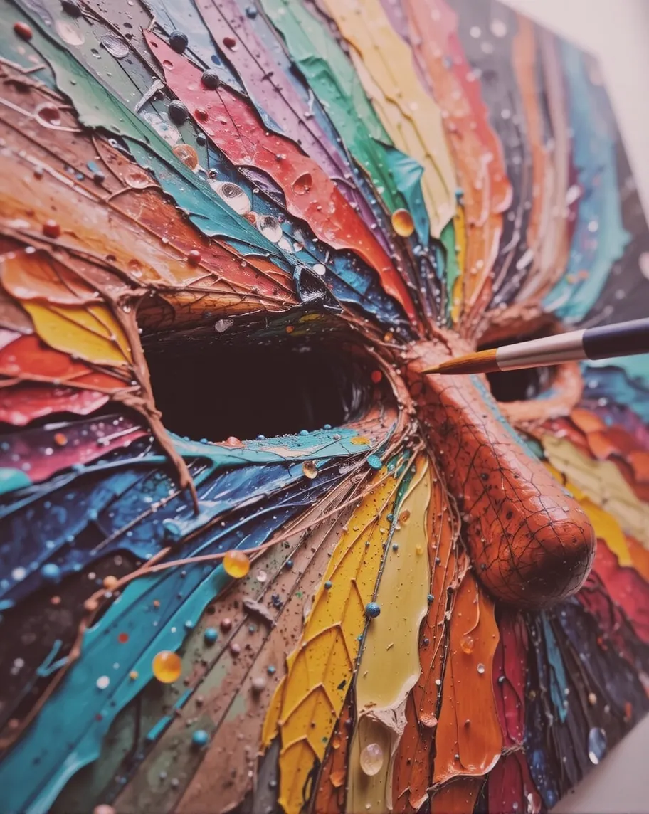 A multitude brush are sync as are - Free AI Photo Generator - starryai