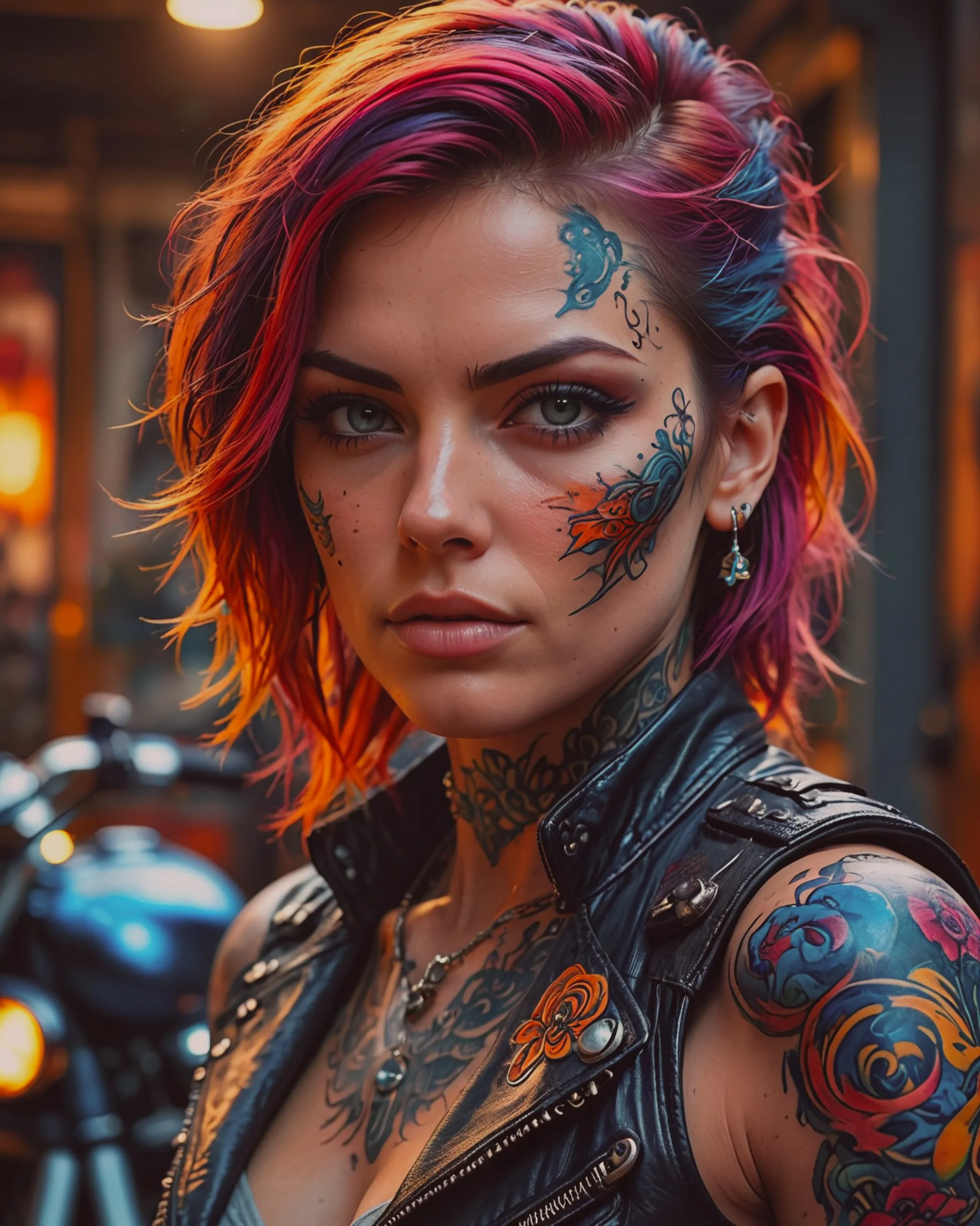 a stunning portrait a gorgeous - Free AI Photo Generator - starryai