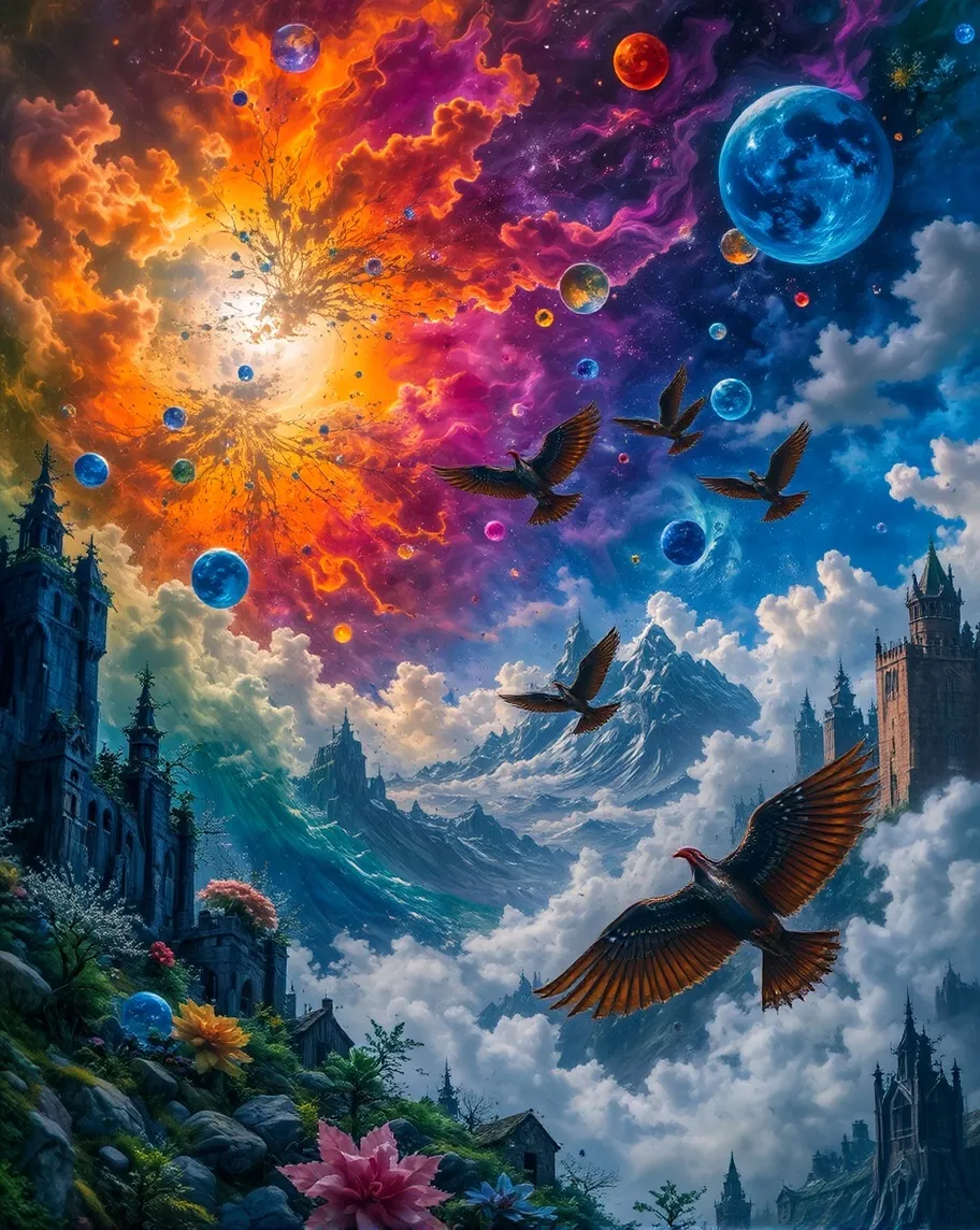 A brush painting making a real - Free AI Photo Generator - starryai