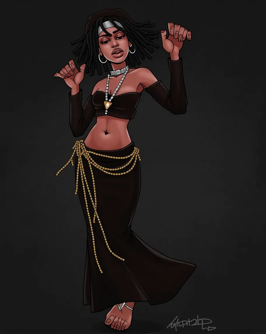 Masterpiece HD render a (belly - Free AI Photo Generator - starryai