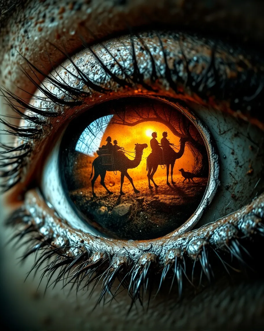 A huge eye - Free AI Photo Generator - starryai